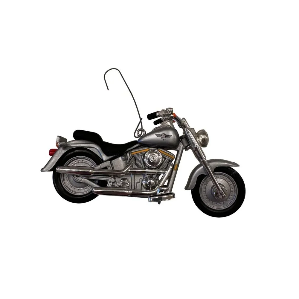 Hallmark Keepsake FAT BOY Harley Davidson Motorcycle Milestones Ornament Christm